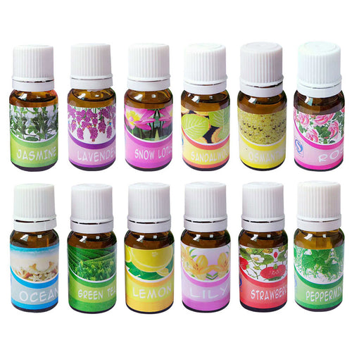 Brand New Water-soluble Oil Essential Oils（10 ml） for Aromatherapy Lavender Oil Humidifier Oil with 12 Kinds of Fragrance sandalwood